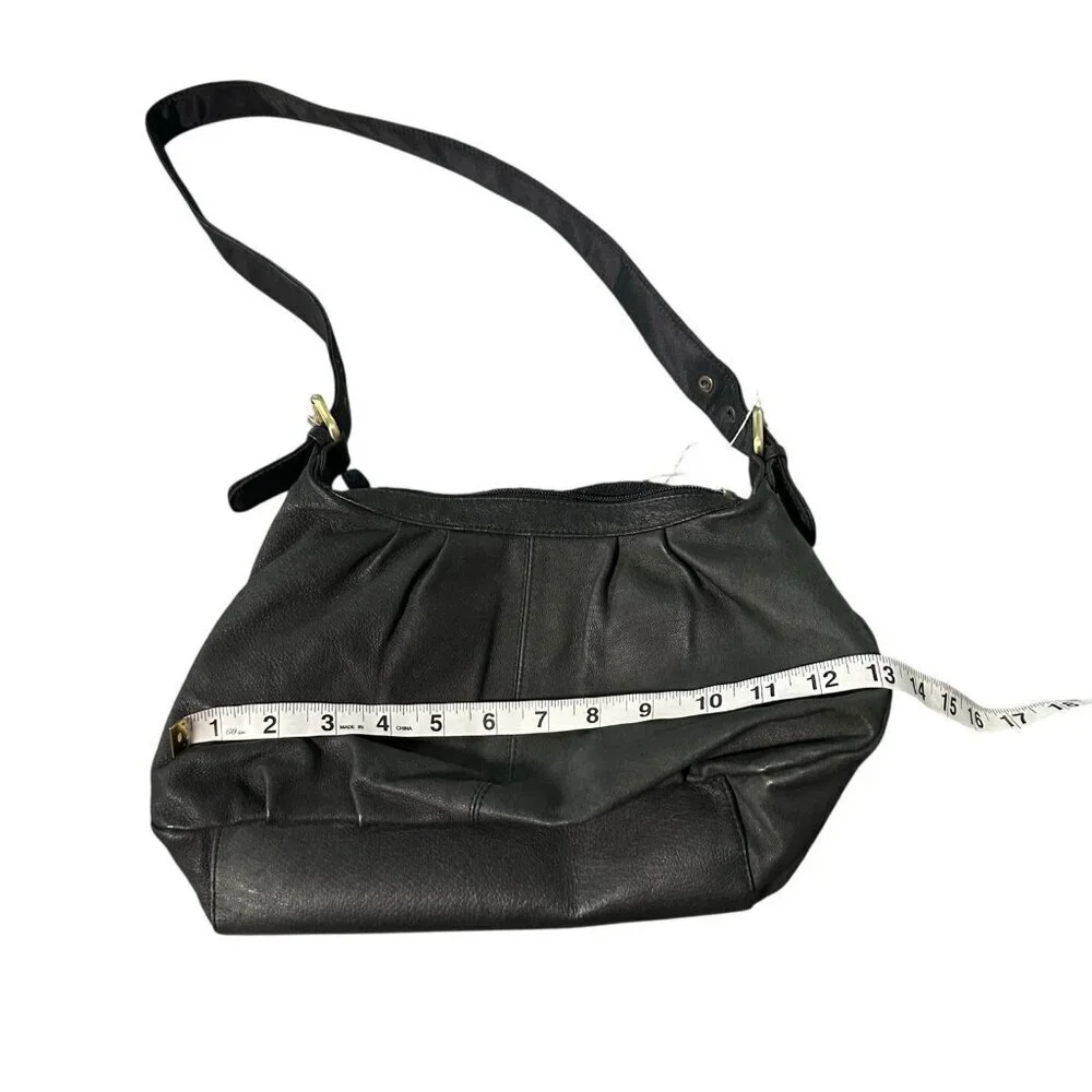 Fratelli Hobo Leather Bag Soft Minimalist Shoulder Lightweight Crossbody Handbag